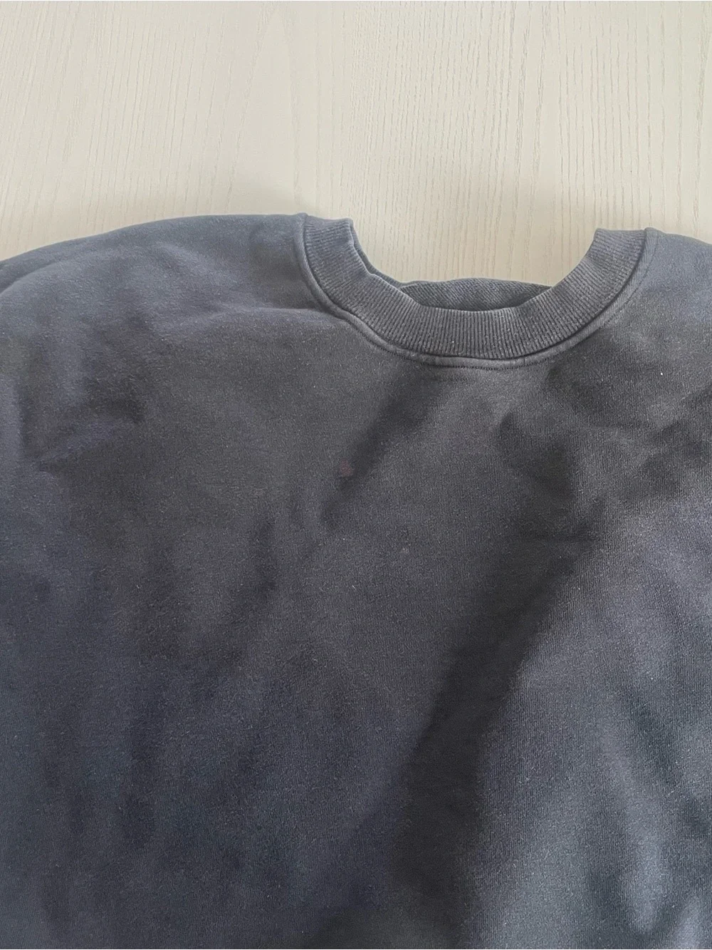 Lululemon Perfectly Oversized Crew Black - Altered